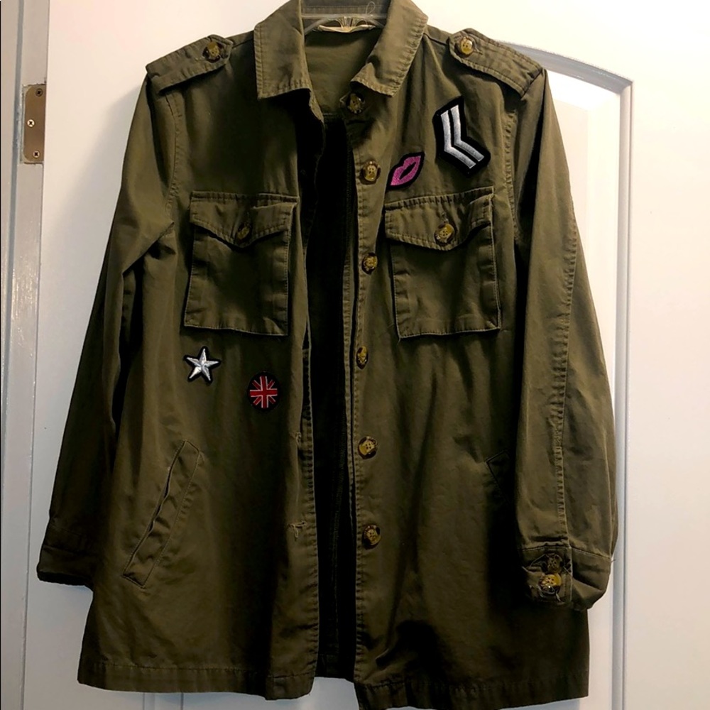 Military style blazer